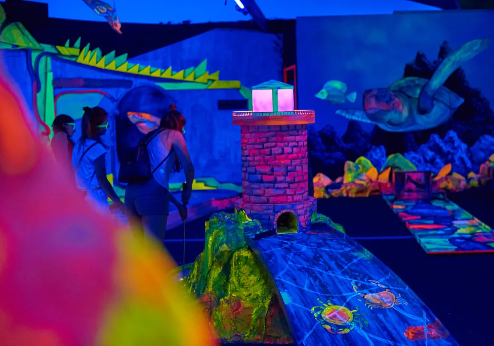 3D Neongolf